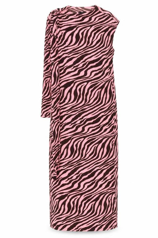 River Island Women's Pink Zebra Dress Size 14
