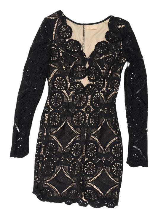 Love Triangle Women's Black Bodycon Dress Size 10