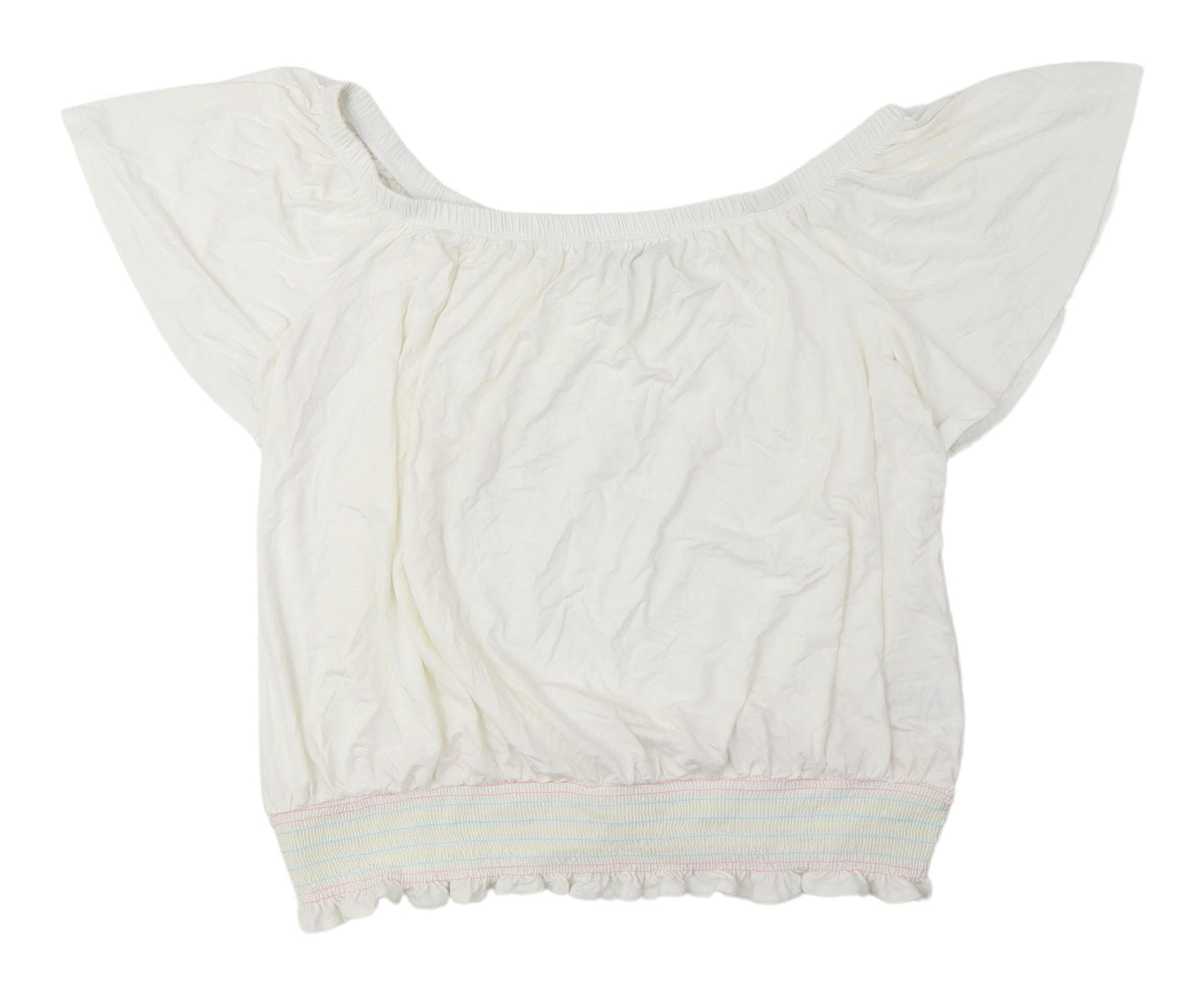 Next Women's White Off-Shoulder Top Size 22