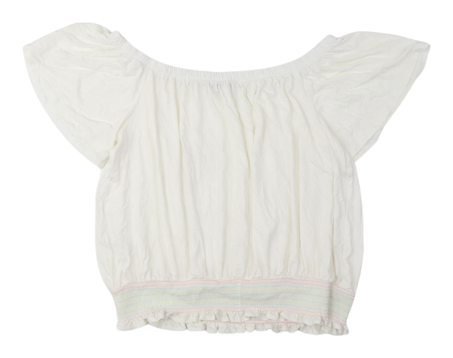 Next Women's White Off-Shoulder Top Size 22