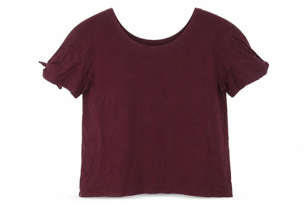 Marks & Spencer Women's Red Bow Accented T-Shirt Size 10