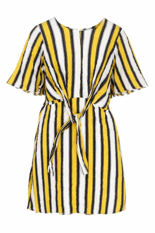 Dorothy Perkins Multicoloured Striped Dress Size 12