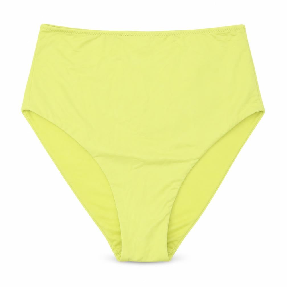 Zara Women's Green High-Waisted Swim Bottom - S