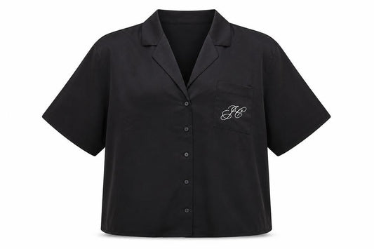 Juicy Couture Black Short Sleeve Pyjama Top M