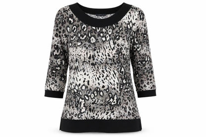 Saloos Women's Multicoloured Animal Print Tunic