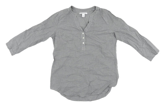 Amazon Essentials Women's Black Check Blouse Size S