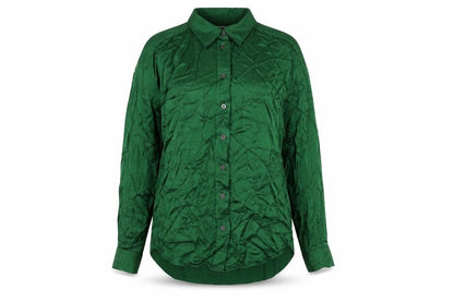 Zara Women's Green XS Collared Shirt