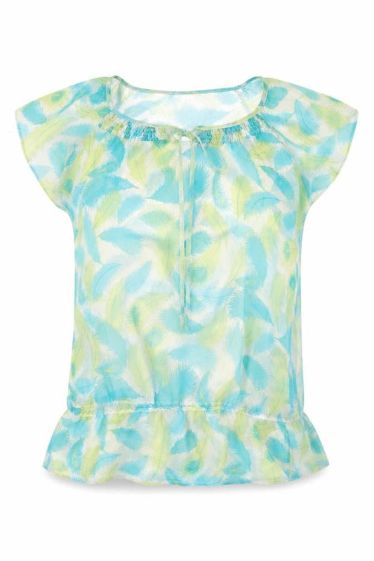 M&Co Women's Multicoloured Floral Blouse Size 14