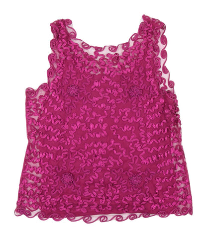 Back view of SKY designs Pink Sleeveless Camisole Tank