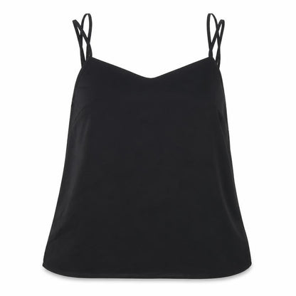 Front view of ASOS Women's Black V-Neck Camisole, size 12