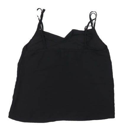 Back view of ASOS Women's Black V-Neck Camisole, size 12