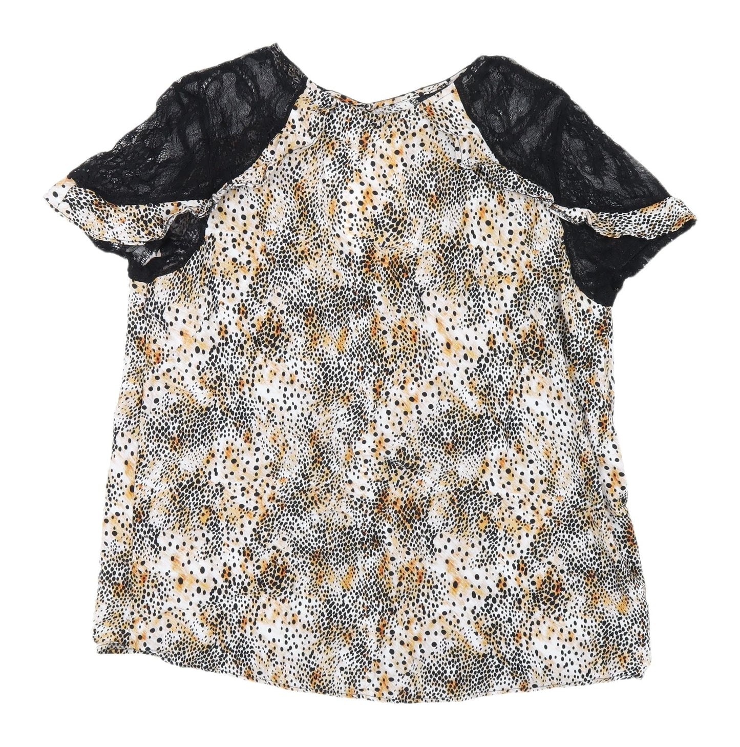 Next Women's Multicoloured Animal Print Blouse Size 14