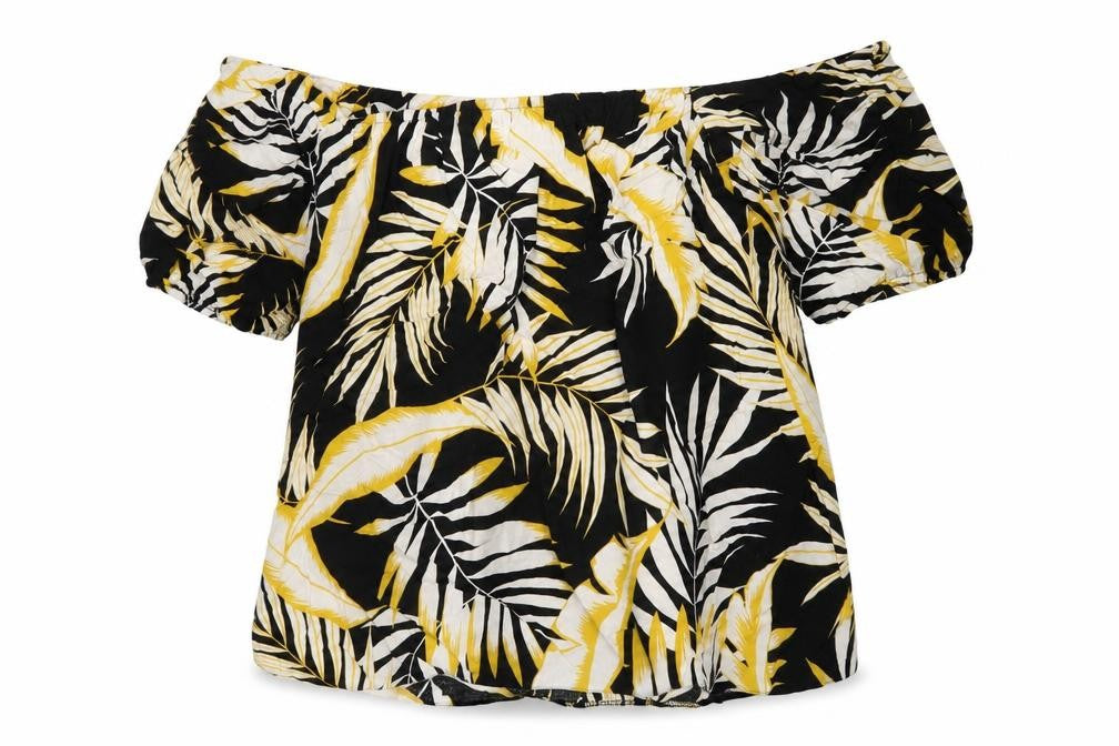 Roman Women's Multicoloured Floral Off the Shoulder Top