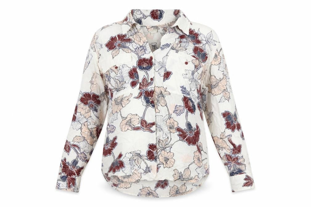 Next Women's Multicoloured Floral Button-Up Shirt Size 12