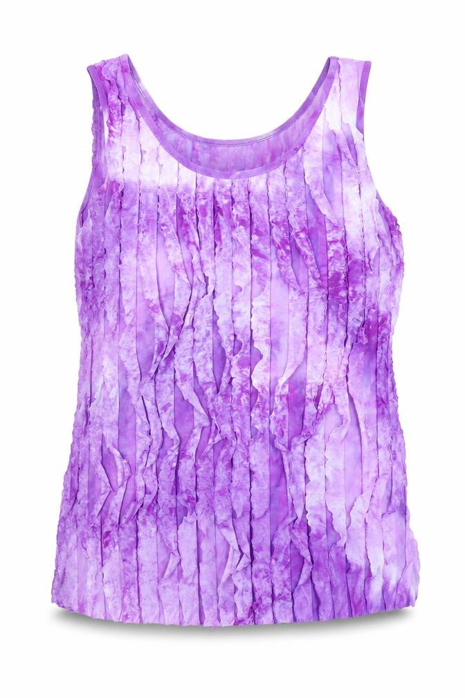 Antthony Studio Women's Purple Tank, Medium, Casual Sleeveless Top