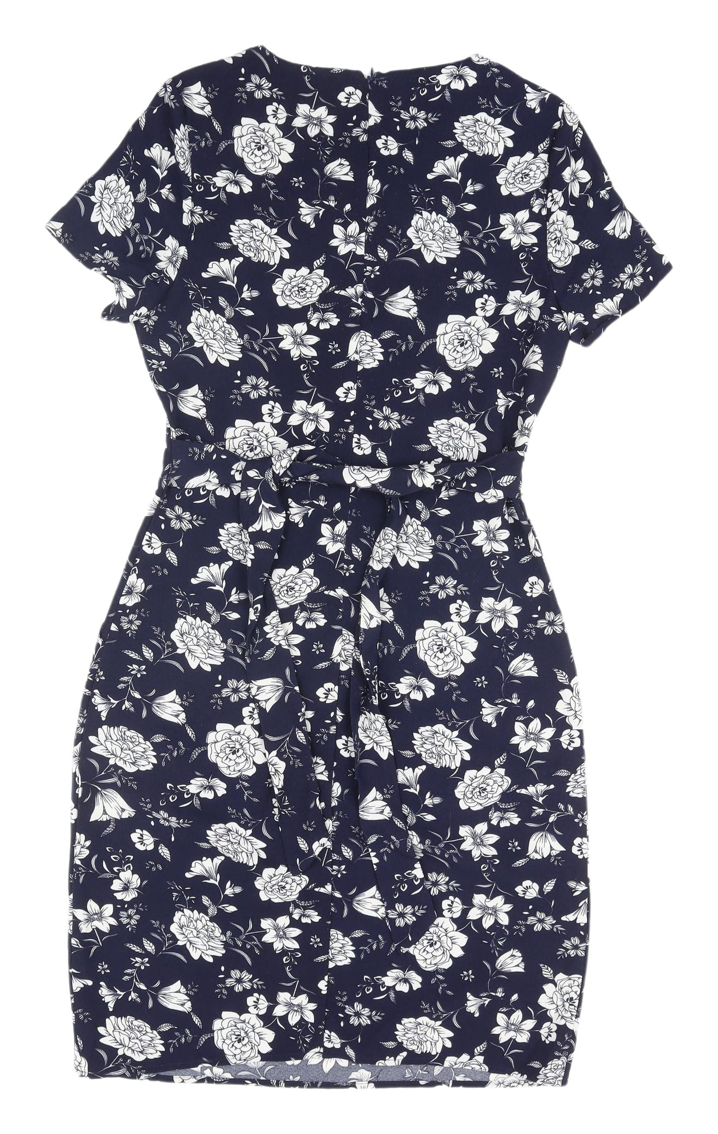 Yumi Women's Floral Sheath Dress Blue Size 8