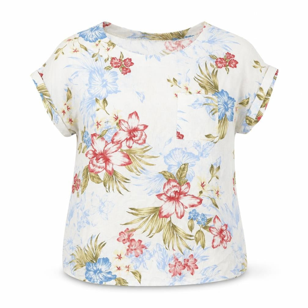 Bonmarché Women's Multicoloured Floral Tunic Blouse Size 12