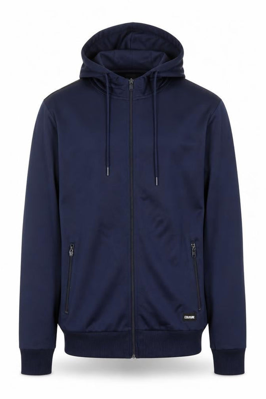 Couture Men's Blue Full Zip Hoodie S