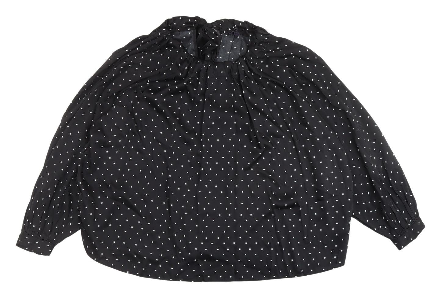 Marks and Spencer Women's Black Polka Dot Blouse Size 20