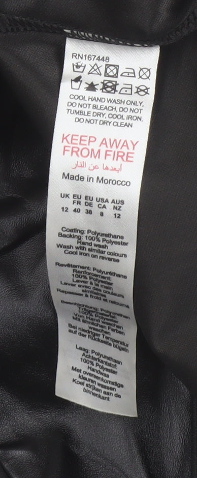 PrettyLittleThing Women's Black Basic Jacket Size 12