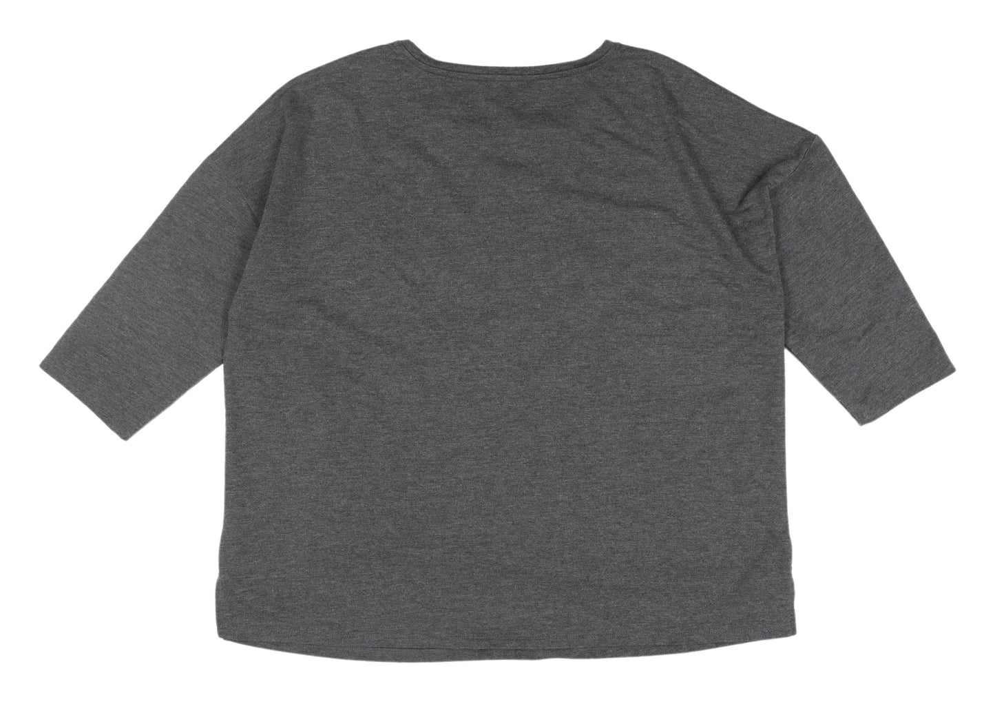 Bonmarché Women's Grey Sequin Star T-Shirt Size 18