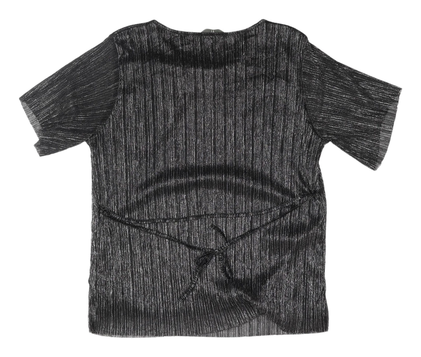 BHS Women's Black Striped Blouse Size 18