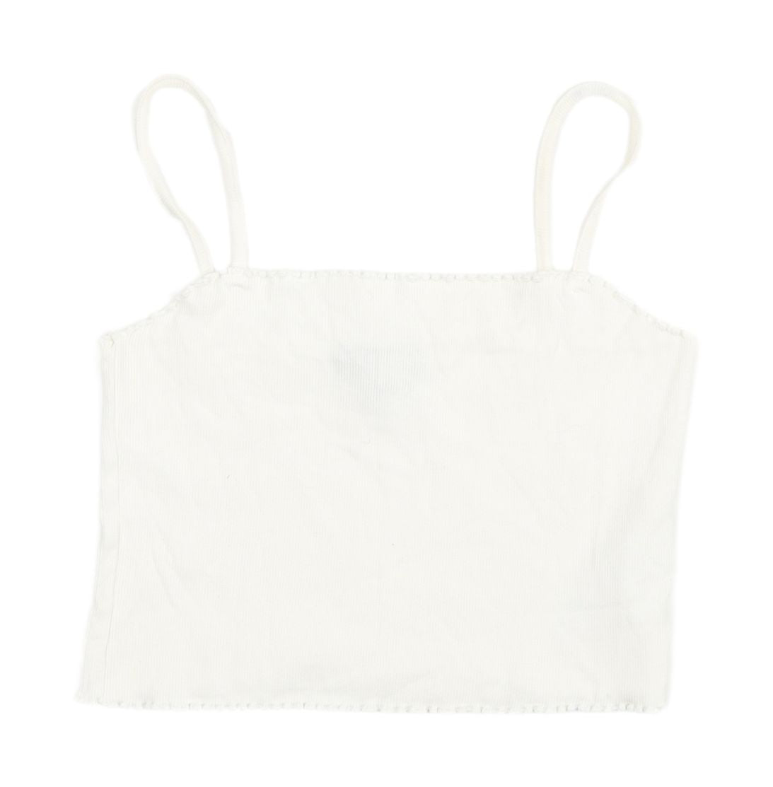 Topshop Women's White Camisole Tank Top Size 12