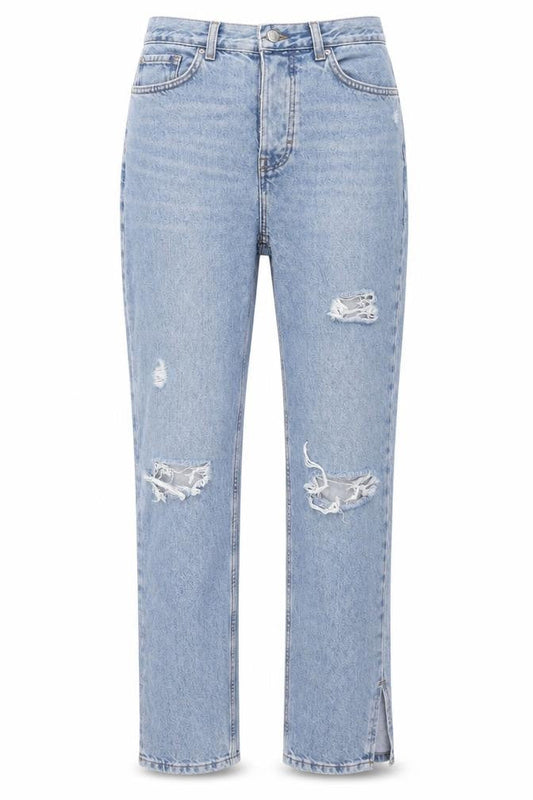 Primark Women's Blue Mom Jeans Size 8