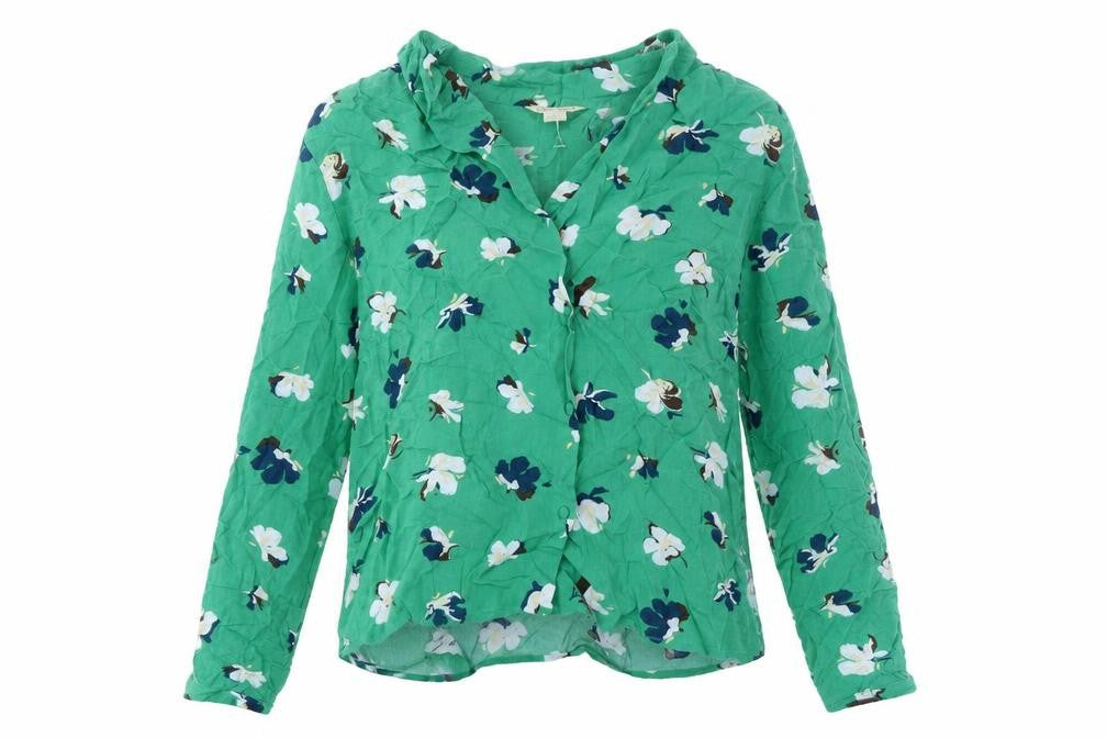 Monsoon Women's Green Floral Blouse Size 8