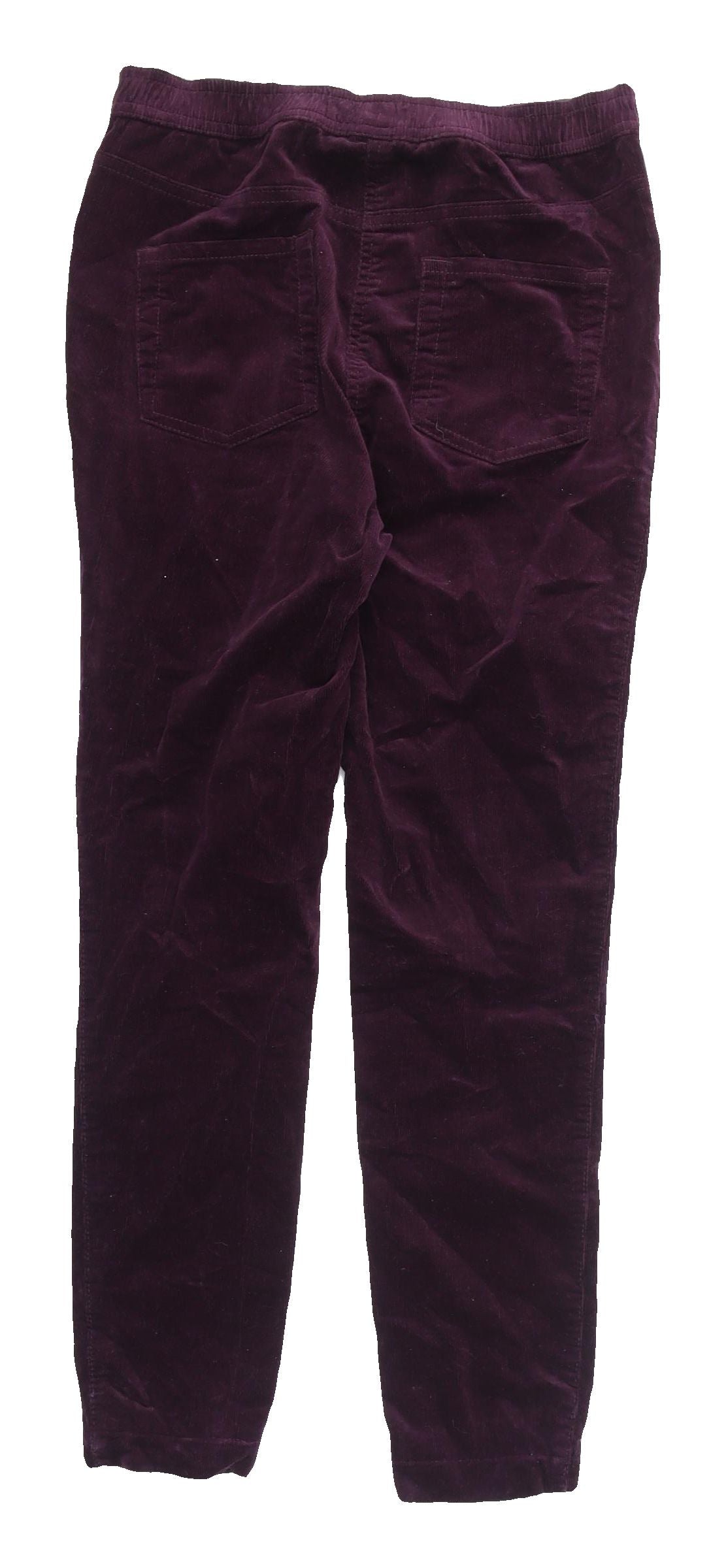 M&Co Women's Purple Corduroy Jegging Size 8 Slim