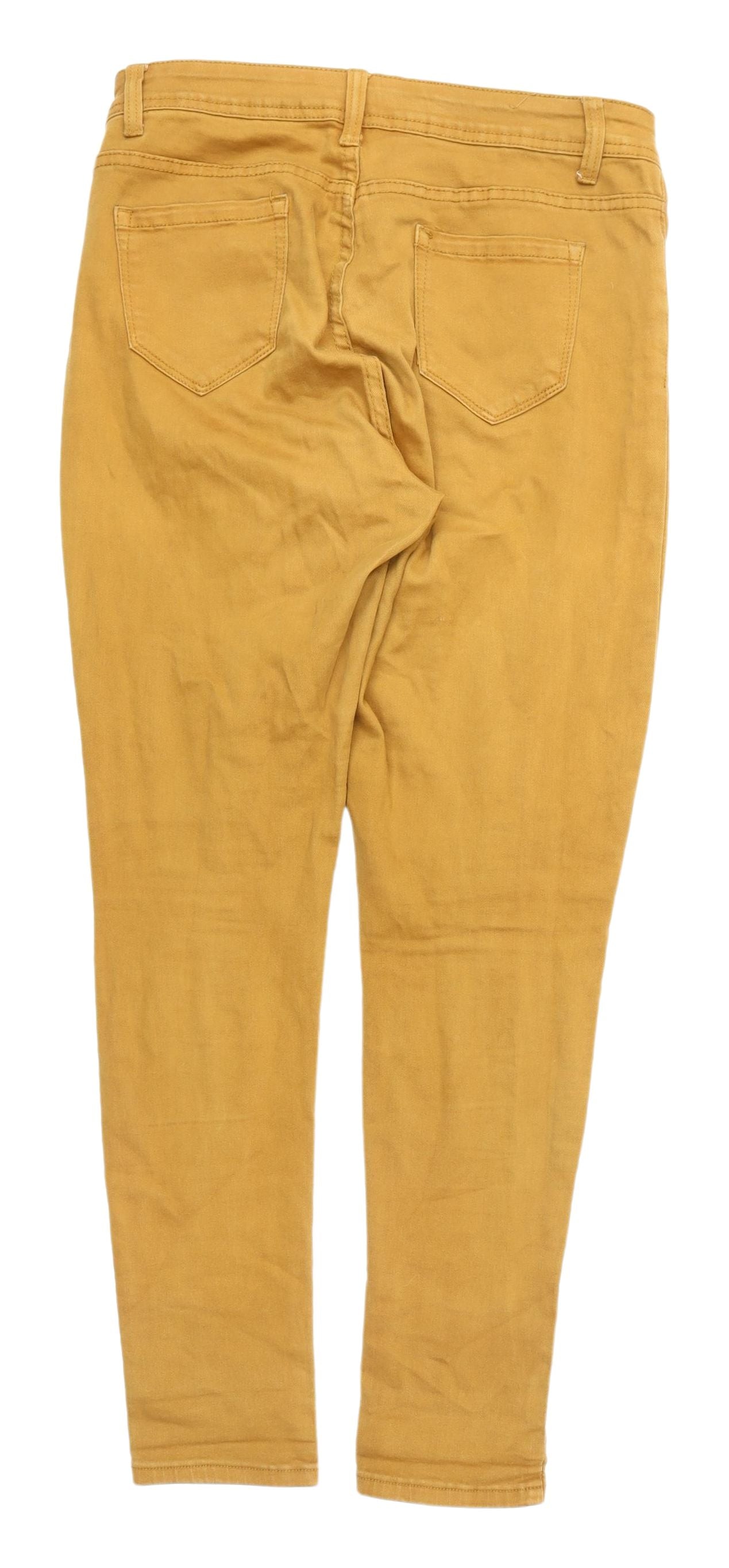 Women's Yellow Skinny Jeans XL - Stretch, Comfort Fit