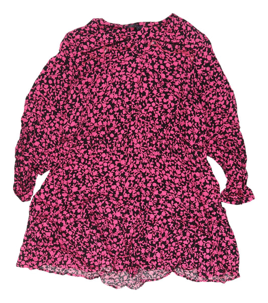 Marks & Spencer Floral Fit & Flare Dress - Size 24