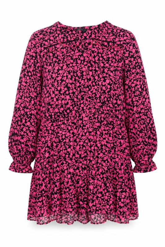 Marks & Spencer Floral Fit & Flare Dress - Size 24