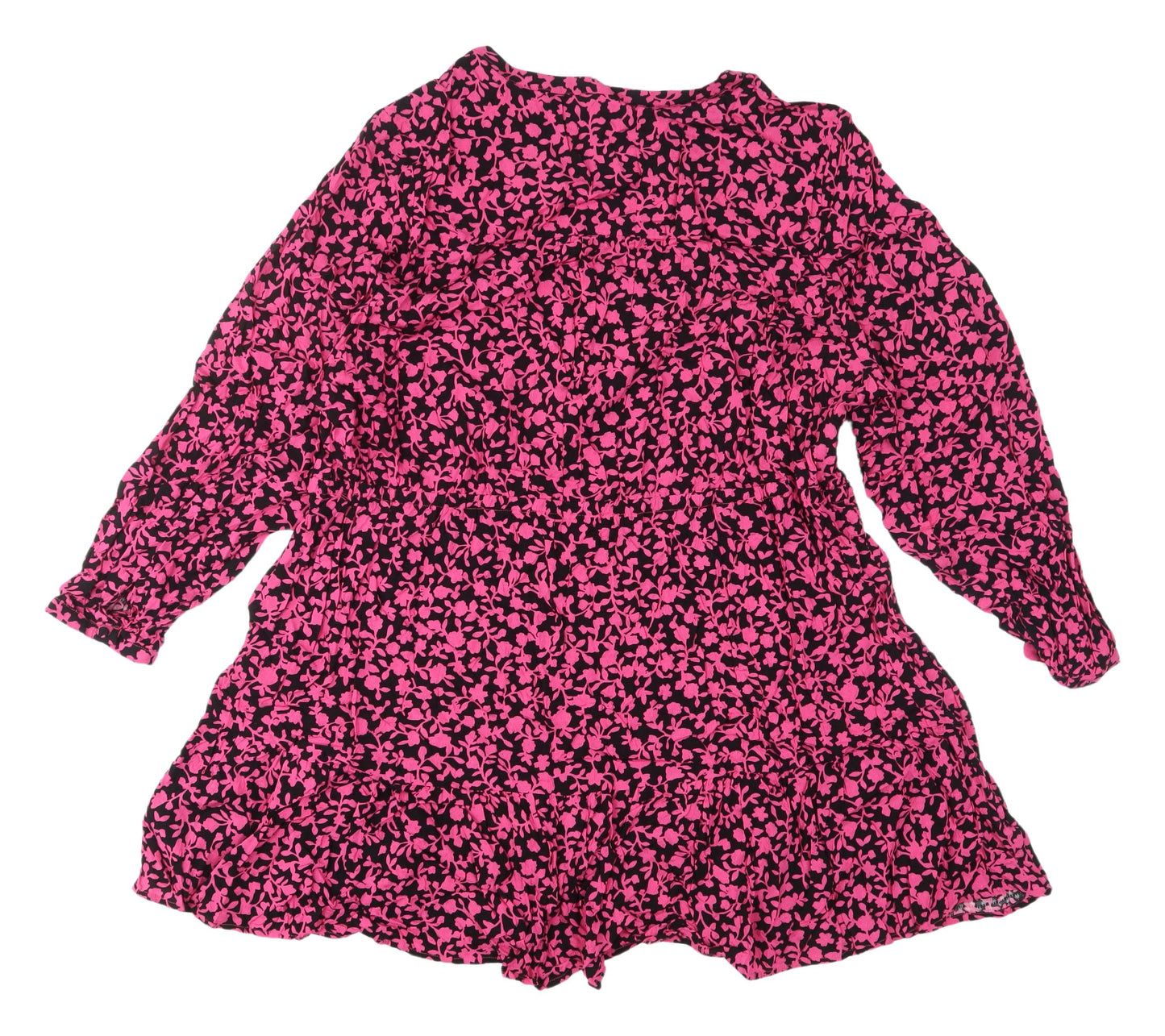 Marks & Spencer Floral Fit & Flare Dress - Size 24