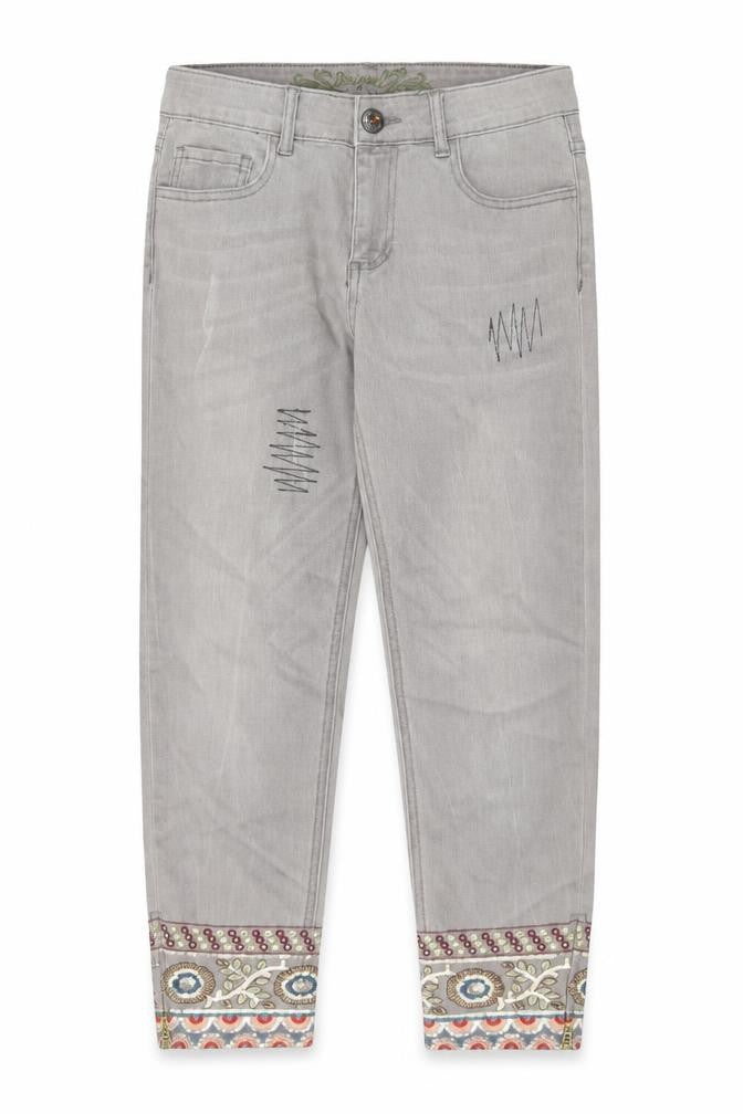 Desigual Women's Grey Cropped Jeans Size 28