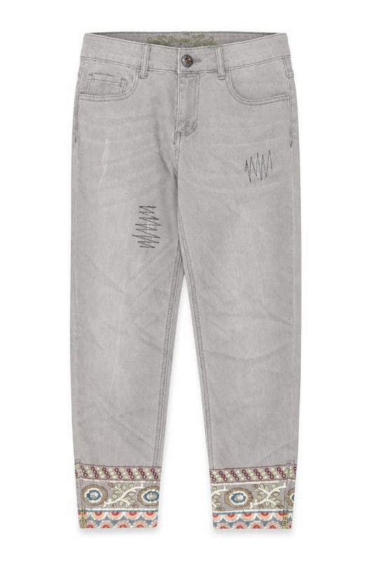 Desigual Women's Grey Cropped Jeans Size 28