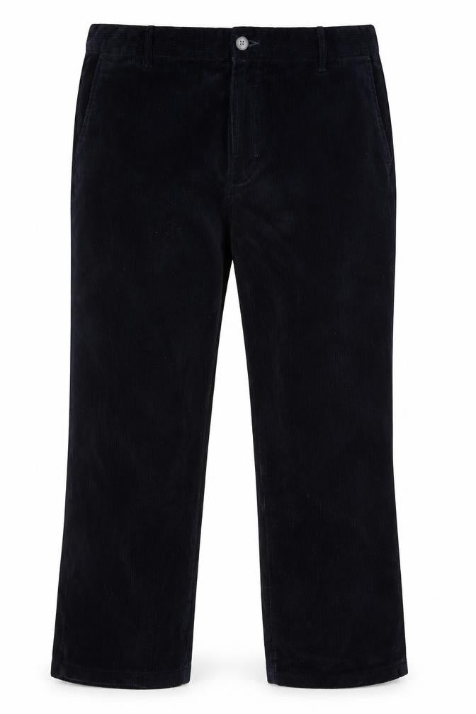 Marks & Spencer Men's Blue Corduroy Trousers - Size 42