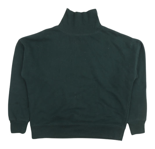 New Look Women's Green Pullover Sweatshirt - Size 8
