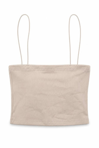 Pull&Bear Beige Women’s Slim Tank Top