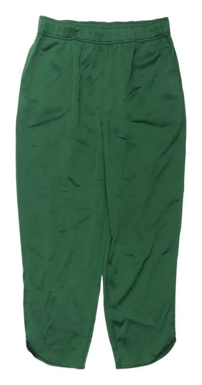 Et Vous Women's Green Relaxed Trousers Size 12