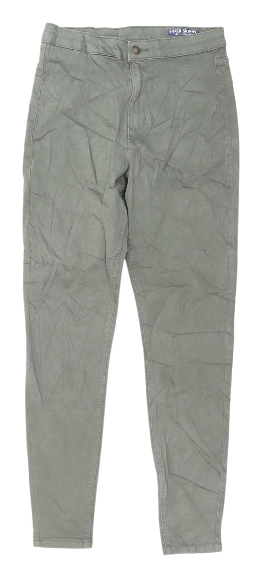 Marks and Spencer Women's Green Skinny Jeans Size 10