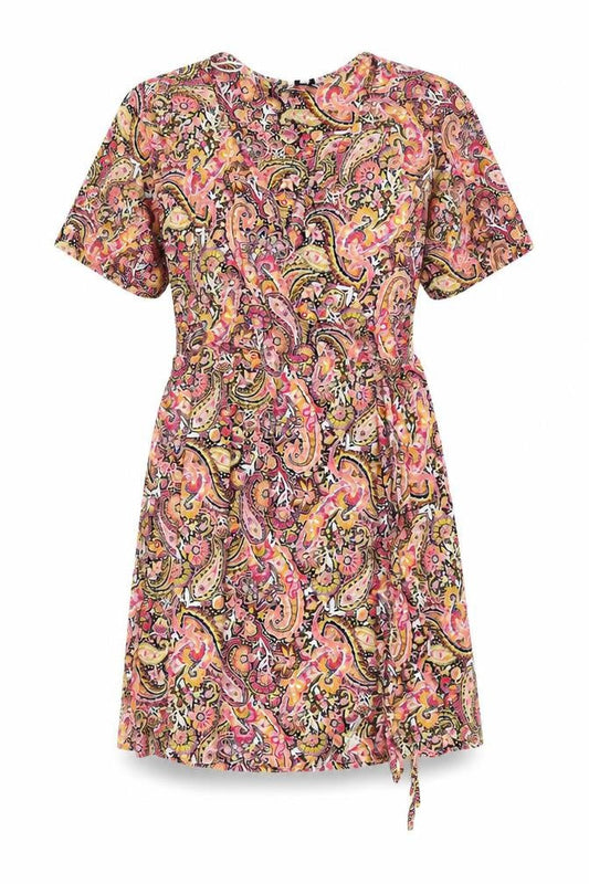 Next Women's Multicoloured Paisley Wrap Dress Size 12