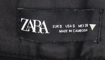 Zara Women's Black Skinny Faux Leather Jeggings