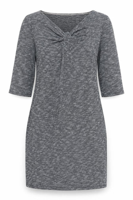 White Stuff Grey Shift Dress, Size 12, Women's 3/4 Sleeve