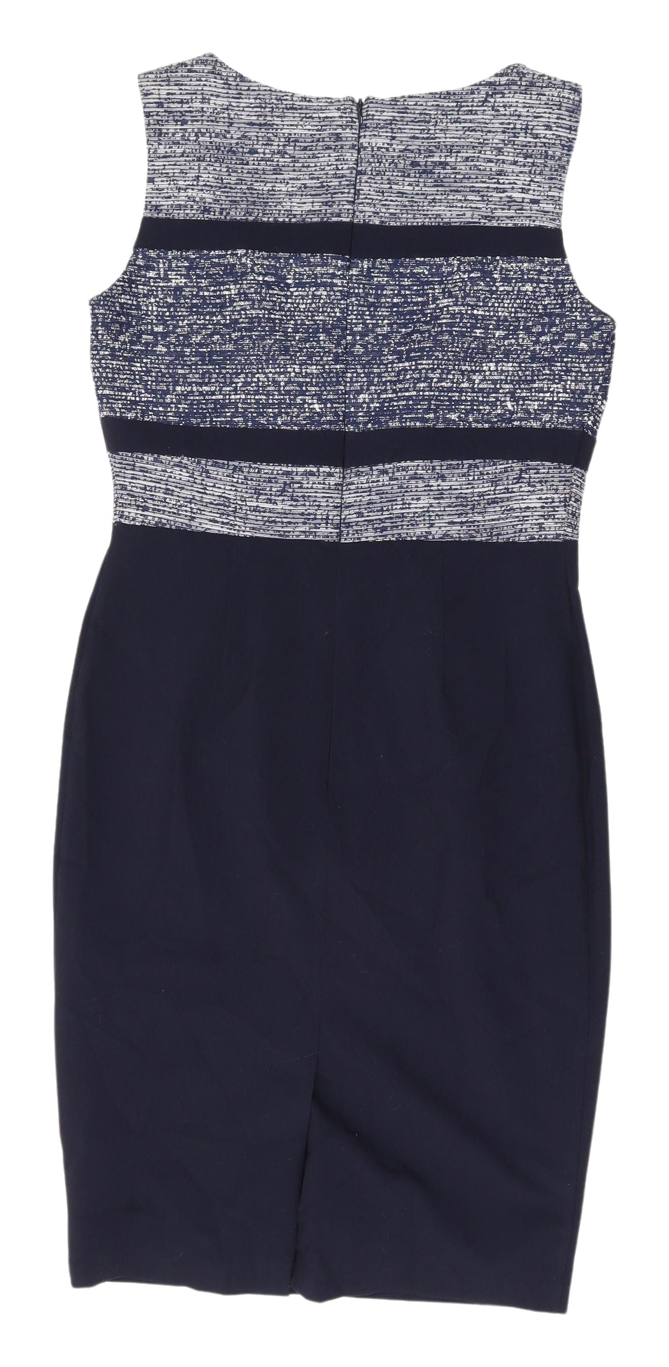 Marks and Spencer Women's Blue Knee Length Sheath Dress
