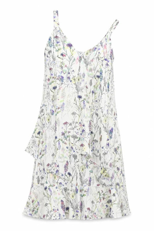 H&M Women's Multicoloured Floral Slip Dress