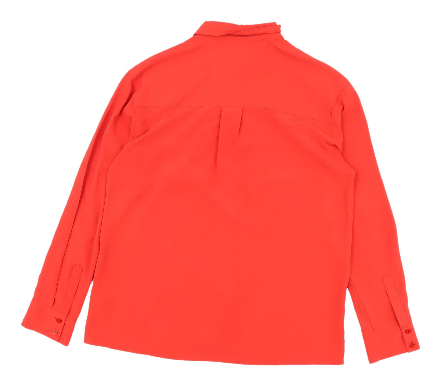 Topshop Red Button-Up Lace Women’s Shirt UK 10