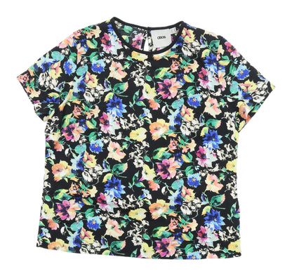 Additional front view of ASOS Women's Multicoloured Floral Blouse, size 12