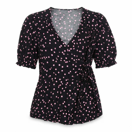Marks and Spencer Women's Black Polka Dot Tunic Size 14
