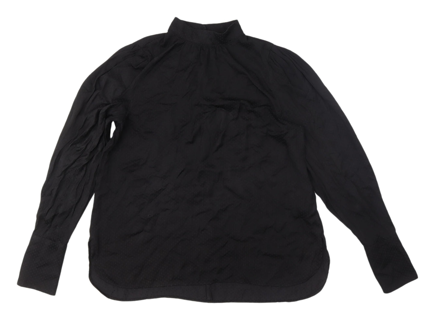 H&M Women's Black Long Sleeve Blouse Size 12